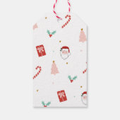 ポップでかわいいパステルカラーのクリスマスギフタグ ギフトタグ (裏面)