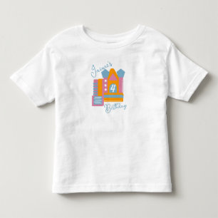 ポップなパーティー カラフルなインフレータブル 誕生日 トドラーTシャツ