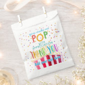 ポップにしてくれてありがとう ポップコーン ボランティア フェイバーバッグ (クリップ留めされた状態)