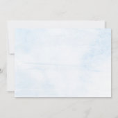 ポップに準備完了！ 現代のベビーシャワー 招待状 (裏面)