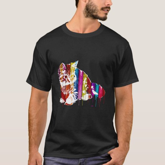 ポップねこ Tシャツ (正面)