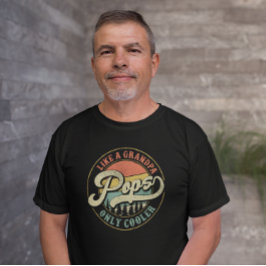 ポップのようなグランドパのみクールヴィンテージレトロパパ Tシャツ