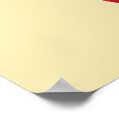 ポップのチョックライトショップレッドロゴ ポスター (角)