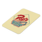 ポップのチョックライトショップレッドロゴ マグネット (左側)