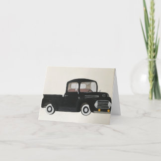 ポップのトラック、小型、4インチx 5.6インチカード サンキューカード