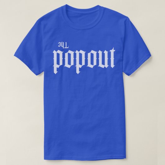 ポップアウトTシャツ Tシャツ (デザイン正面)