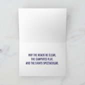 ポップアップテント付きキャンピングカー カスタムテキスト カード (内部)