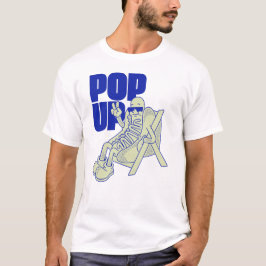 ポップアップホットドッグのカートゥーン・レトロアート Tシャツ