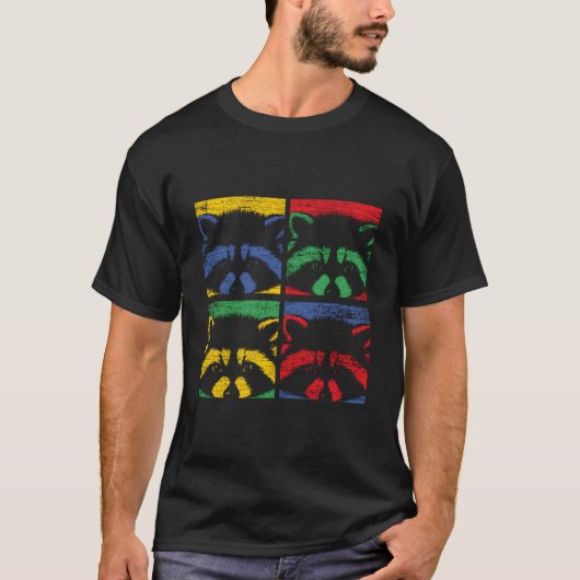 ポップアライグマ Tシャツ (正面)