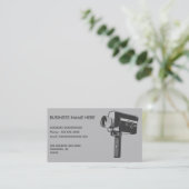 ポップアートのすごい8映画用カメラ 名刺 (スタンド正面)