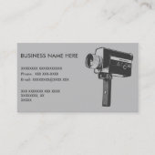 ポップアートのすごい8映画用カメラ 名刺 (正面)