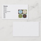 ポップアートのカイロプラクティック 名刺 (正面/裏面)