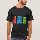 ポップアートのグミクマ Tシャツ (正面)