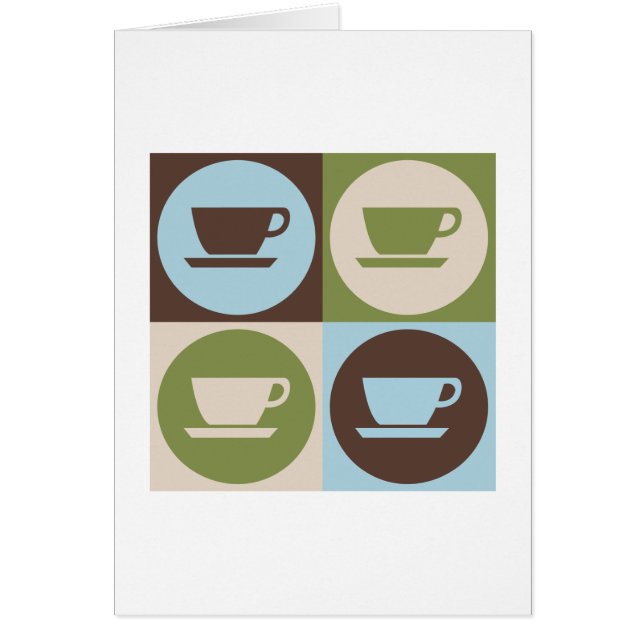 ポップアートのコーヒー (正面)