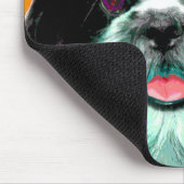 ポップアートのシーズー（犬） Tzu マウスパッド (コーナー)