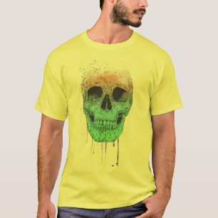 ポップアートのスカル Tシャツ