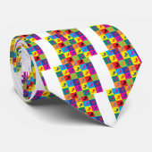ポップアートのスキー ネクタイ (ロール)