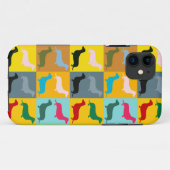 ポップアートのダックスフント Case-Mate iPhoneケース (裏面(横))
