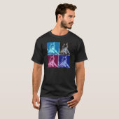 ポップアートのトラ Tシャツ (正面フル)