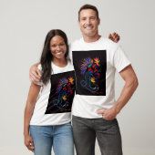 ポップアートのドラゴン Tシャツ (ユニセックス)