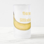 ポップアートのバナナのミルクセーキガラスのマグ フロストグラスビールジョッキ (中央)