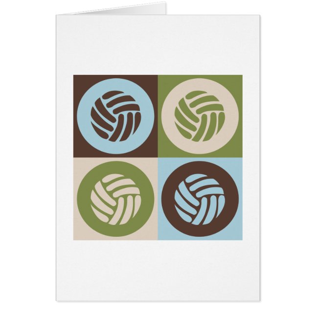 ポップアートのバレーボール (正面)