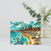 ポップアートのビジュアルが漂うメキシコ・カンクン ポストカード (スタンド正面)