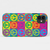 ポップアートのピースマーク Case-Mate iPhoneケース (裏面(横))