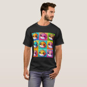 ポップアートのフグ Tシャツ (正面フル)