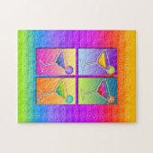 ポップアートのマルガリータのパズル ジグソーパズル (横)