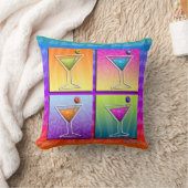 ポップアートのマルティーニのリバーシブルの装飾用クッション クッション (ブランケット)