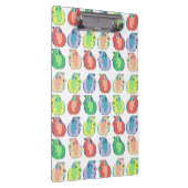 ポップアートのモルモットパターン クリップボード (右)