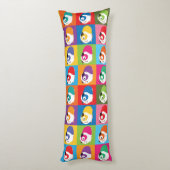 ポップアートのモルモット ボディピロー (裏面 (縦))