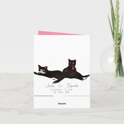 ポップアートのヨークシャーテリア カード (裏面)