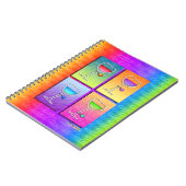 ポップアートのワインのノート-ジャーナル-日記 ノートブック (左側)