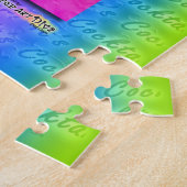 ポップアートのワインのパズル-パズルのギフトの錫 ジグソーパズル (側面)