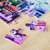 ポップアートのヴィンテージのエッフェル塔 ジグソーパズル (側面)