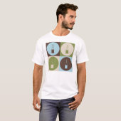ポップアートの万年筆 Tシャツ (正面フル)