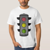 ポップアートの信号機 Tシャツ (正面)