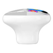 ポップアートの円 セラミックノブ (側面)