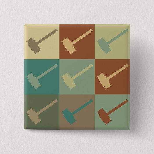 ポップアートの判断 缶バッジ (正面)