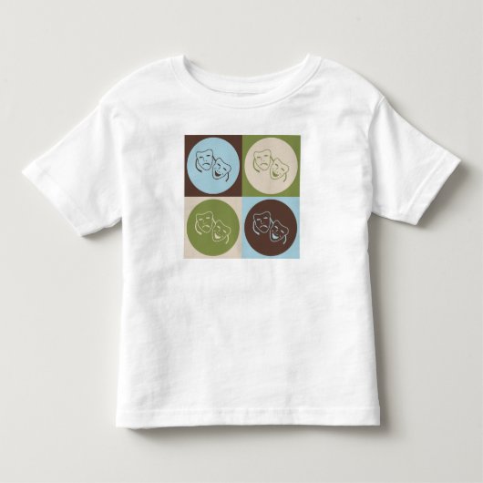 ポップアートの劇場 トドラーTシャツ (正面)