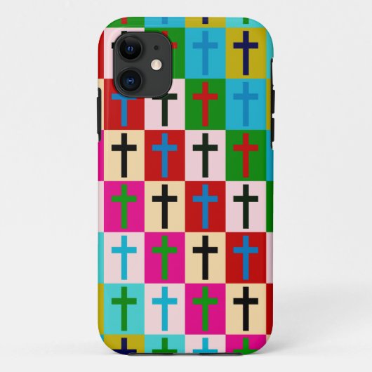 ポップアートの十字 Case-Mate iPhoneケース (裏面)