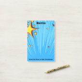 ポップアートの喜劇的なギークのデスクアクセサリ ポストイット (デスク上)