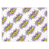 ポップアートの喜劇的なスタイルのワウ テーブルクロス (正面(横))