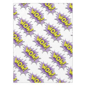 ポップアートの喜劇的なスタイルのワウ テーブルクロス (正面)