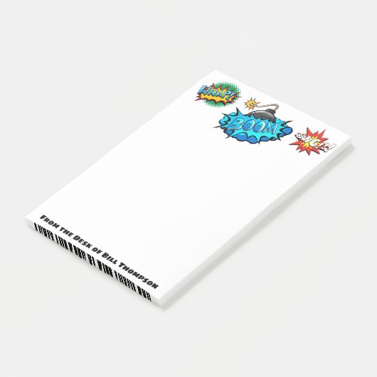 ポップアートの喜劇的なスタイルの爆弾ブーム! カスタマイズ ポストイット (アングル)