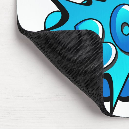 ポップアートの喜劇的なスタイルの爆弾ブーム! マウスパッド (コーナー)