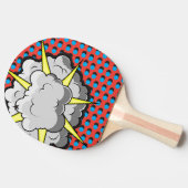 ポップアートの喜劇的なスタイルの爆発 卓球ラケット (横)