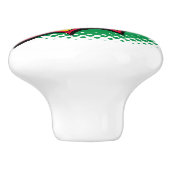 ポップアートの喜劇的なスタイルは痛打します! セラミックノブ (側面)